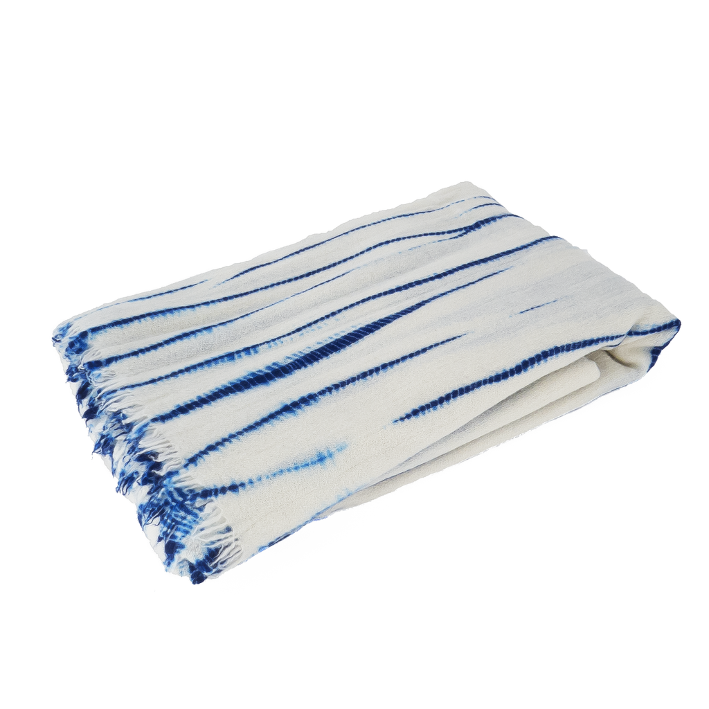 Shibori throw sale